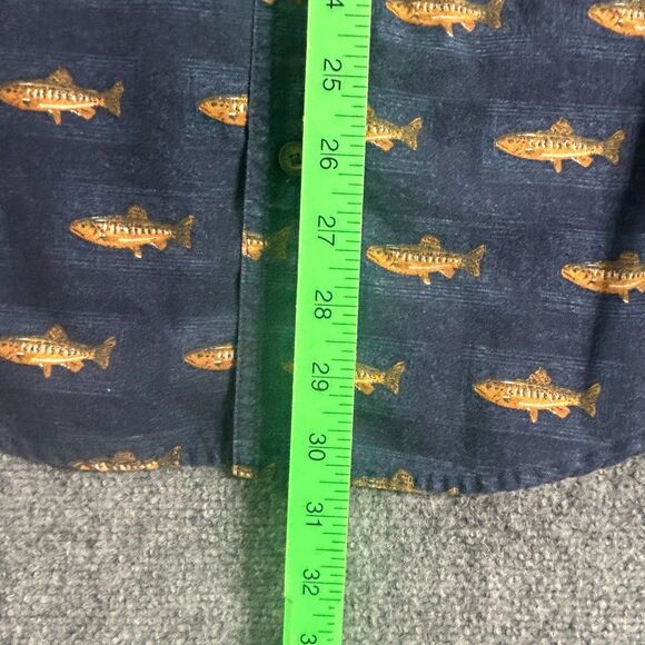 WOOLRICH EST 1830 The Original Outdoor Clothing Company Fish Button-Down Shirt L - Picture 13 of 16